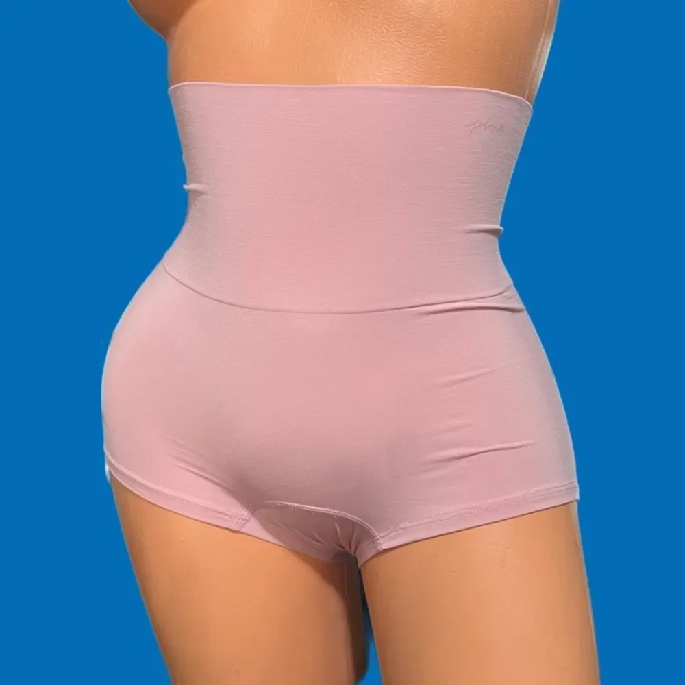 Victorias Secret Pink Seamless Shape Compression & Comfort Boyshort panty Pink M - Picture 2 of 3